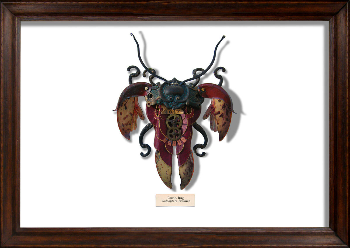 Litter Bugs Incredible Insect Found Object Sculptures By Mark Oliver (20)