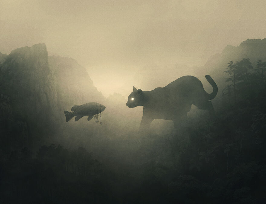 New Dark Illustrations Of Mystical Beings In Somber Scenarios By Dawid Planeta (12)