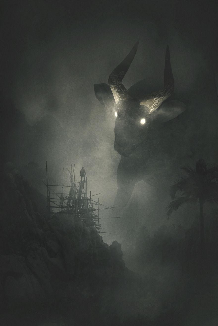 New Dark Illustrations Of Mystical Beings In Somber Scenarios By Dawid Planeta (18)