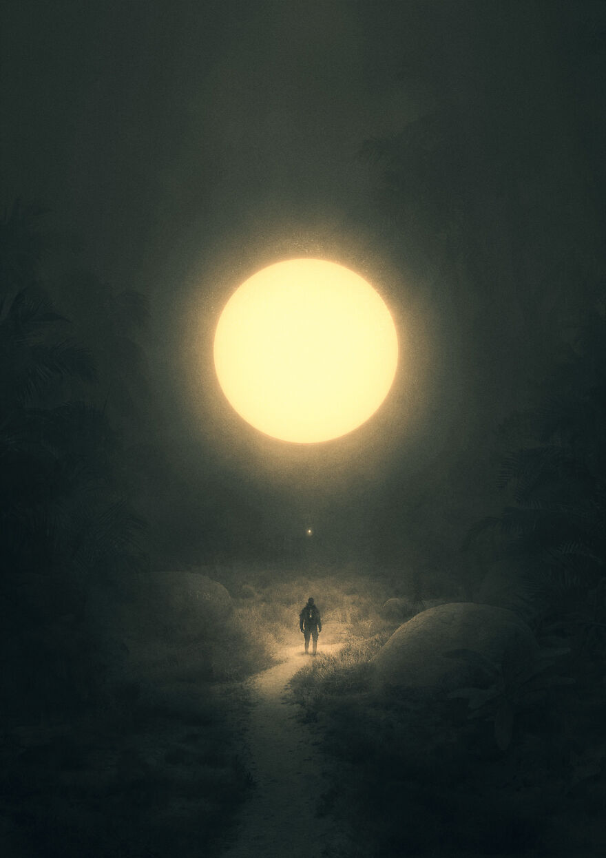 New Dark Illustrations Of Mystical Beings In Somber Scenarios By Dawid Planeta (3)