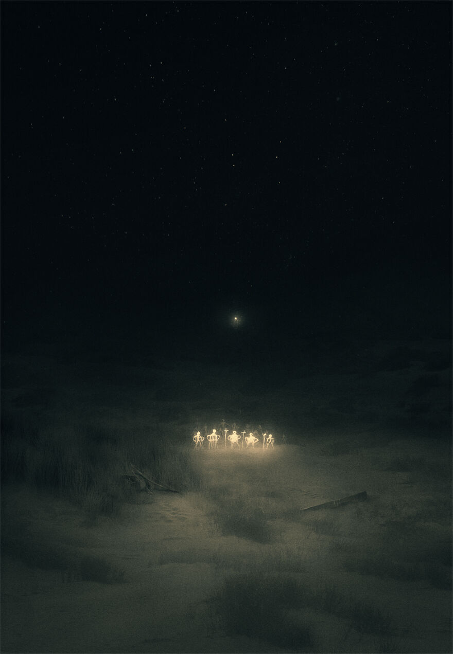 New Dark Illustrations Of Mystical Beings In Somber Scenarios By Dawid Planeta (7)