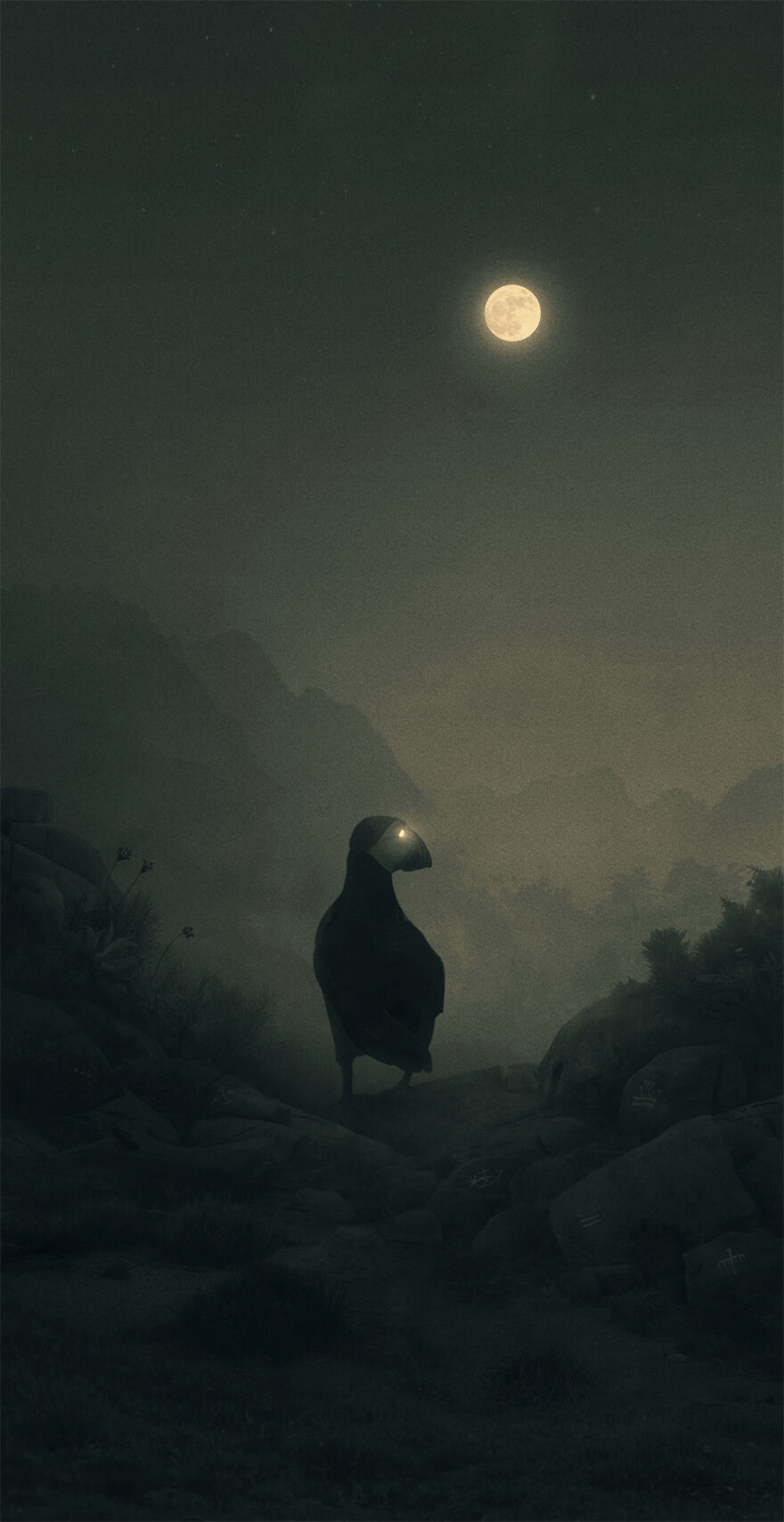 New Dark Illustrations Of Mystical Beings In Somber Scenarios By Dawid Planeta (8)