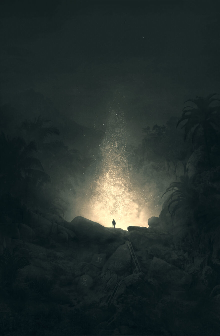 New Dark Illustrations Of Mystical Beings In Somber Scenarios By Dawid Planeta (9)