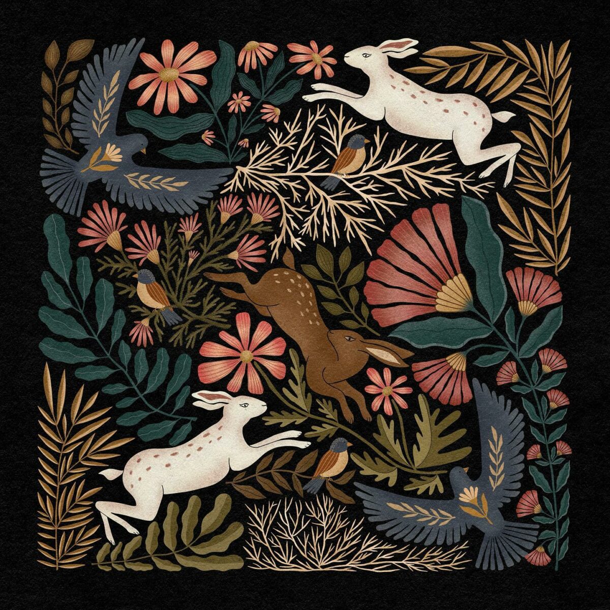 Nostalgic And Enchanted Delightful Illustrations With Vintage Style By Rebecca Zwanzig (10)