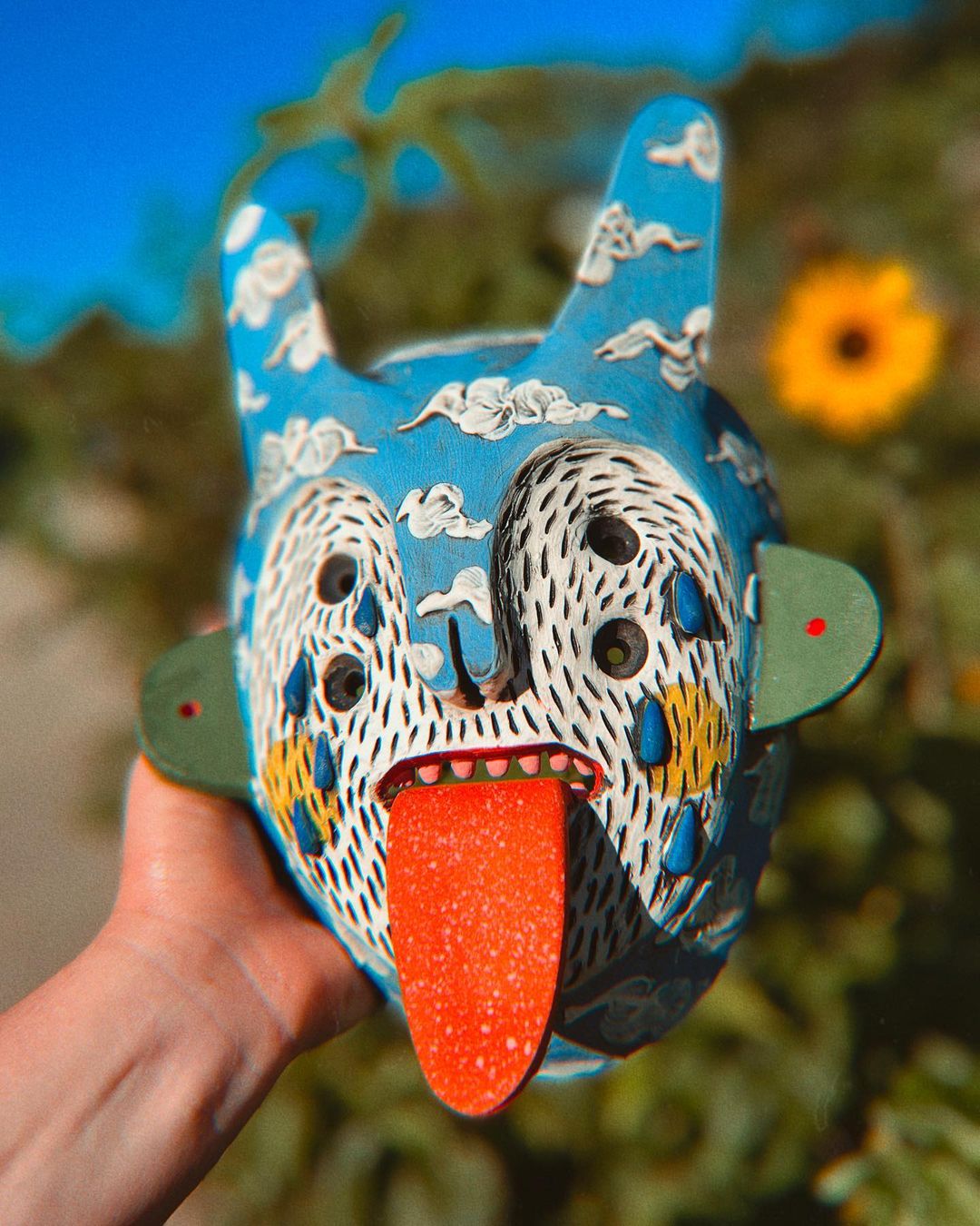 Beautiful Ceramic Masks Of Peculiar Creatures By Karolina Romanowska (10)