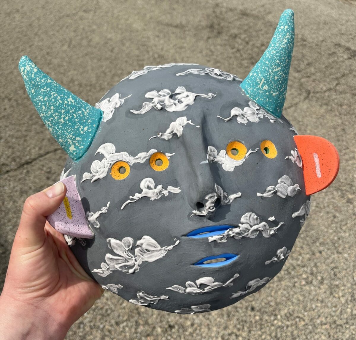 Beautiful Ceramic Masks Of Peculiar Creatures By Karolina Romanowska (11)