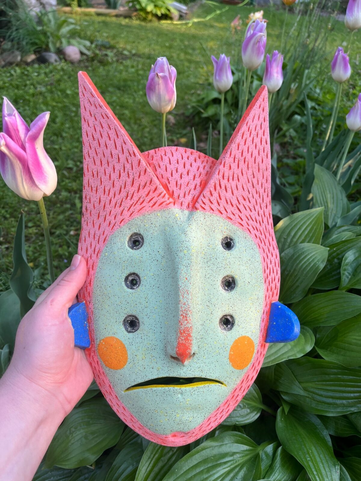 Beautiful Ceramic Masks Of Peculiar Creatures By Karolina Romanowska (13)