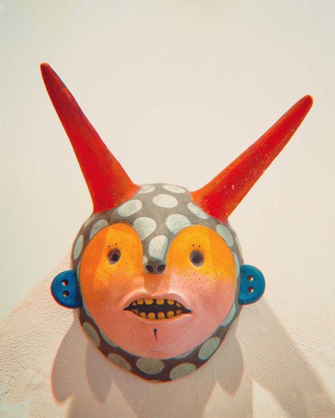 Beautiful Ceramic Masks Of Peculiar Creatures By Karolina Romanowska (5)