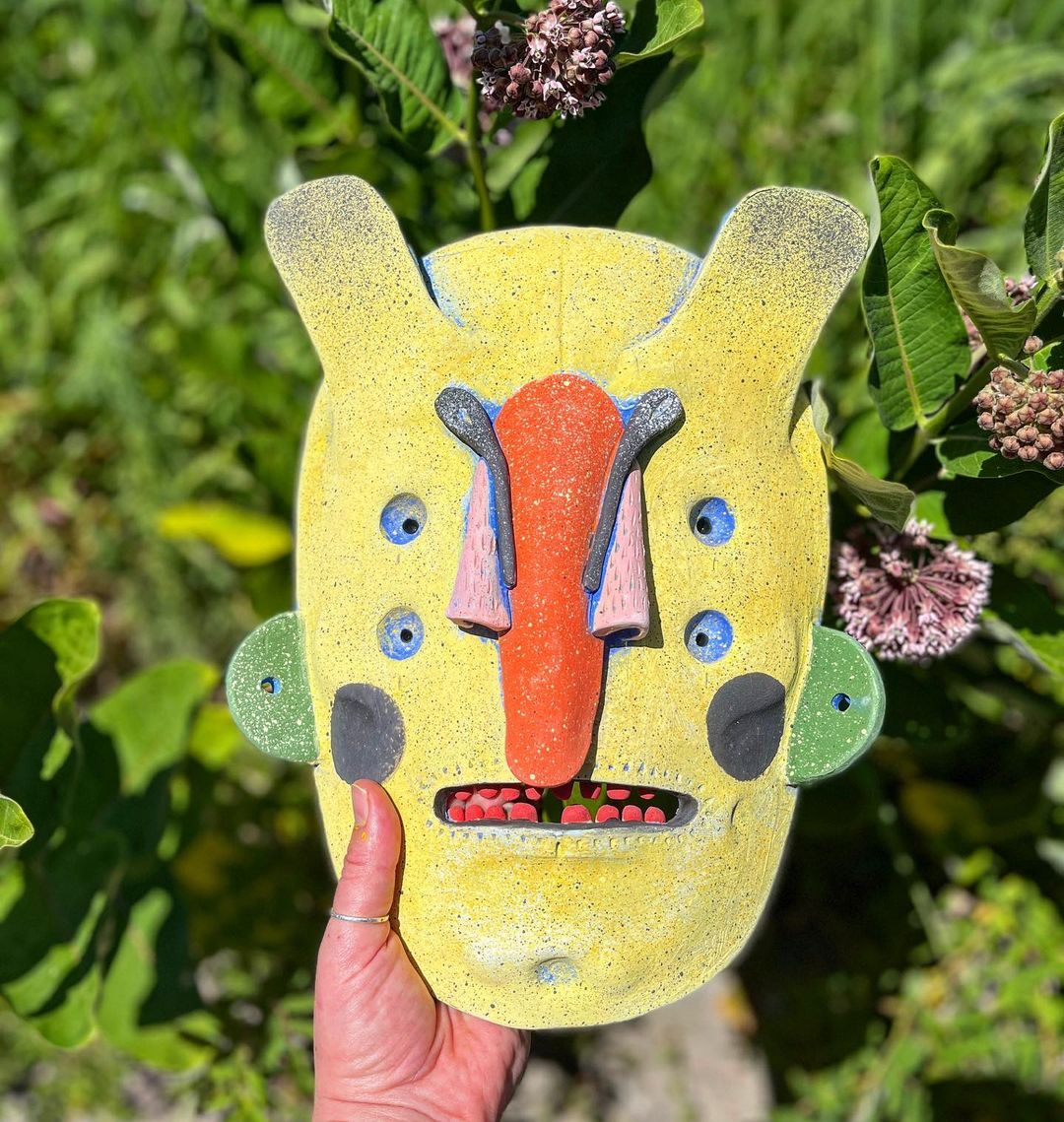 Beautiful Ceramic Masks Of Peculiar Creatures By Karolina Romanowska (6)