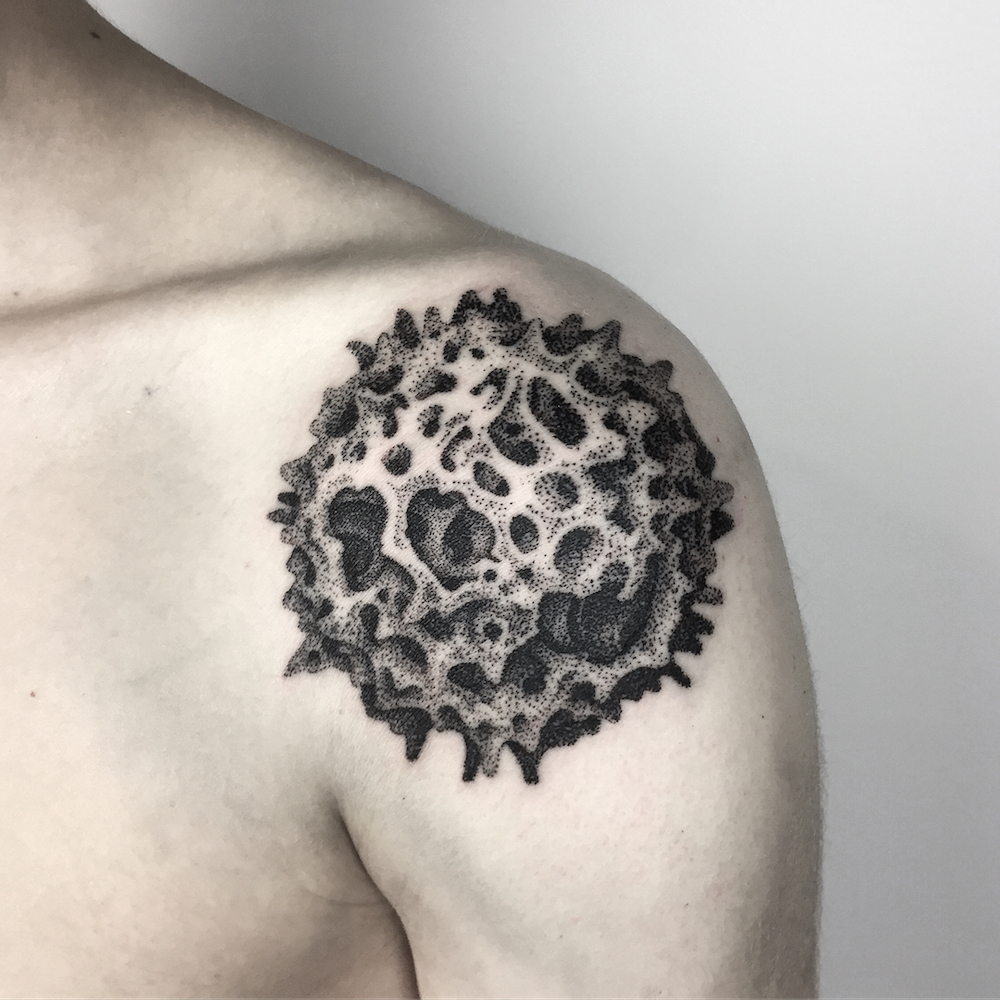 Surrealistic Monochrome Tattoos By Lena Lu (11)