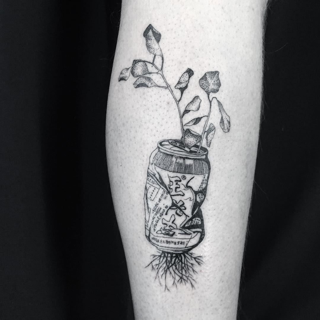 Surrealistic Monochrome Tattoos By Lena Lu (5)