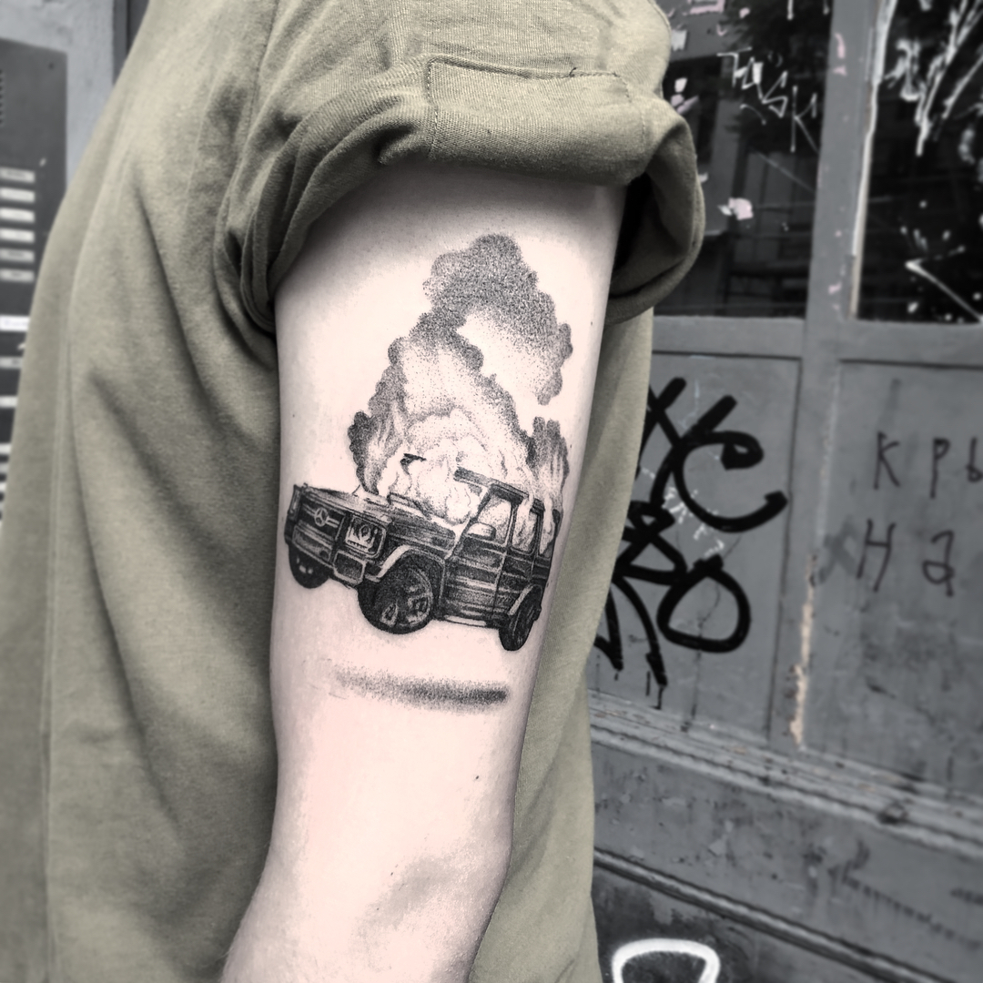 Surrealistic Monochrome Tattoos By Lena Lu (9)