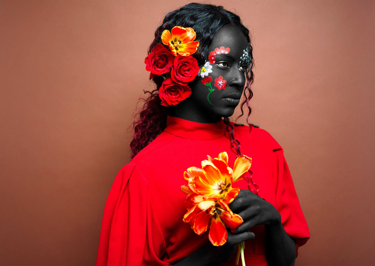 Adam And Eve, A Marvelous Floral Portrait Series By Diaja (1)