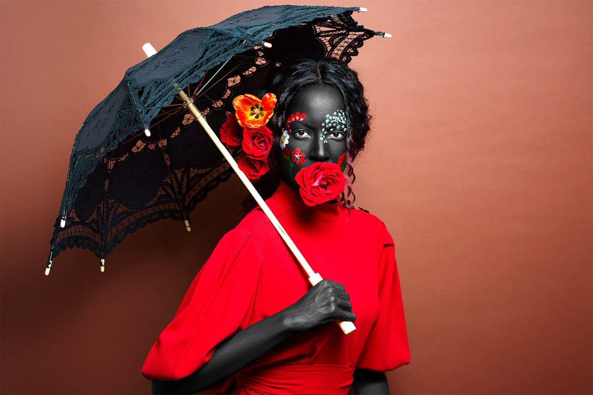 Adam And Eve, A Marvelous Floral Portrait Series By Diaja (11)