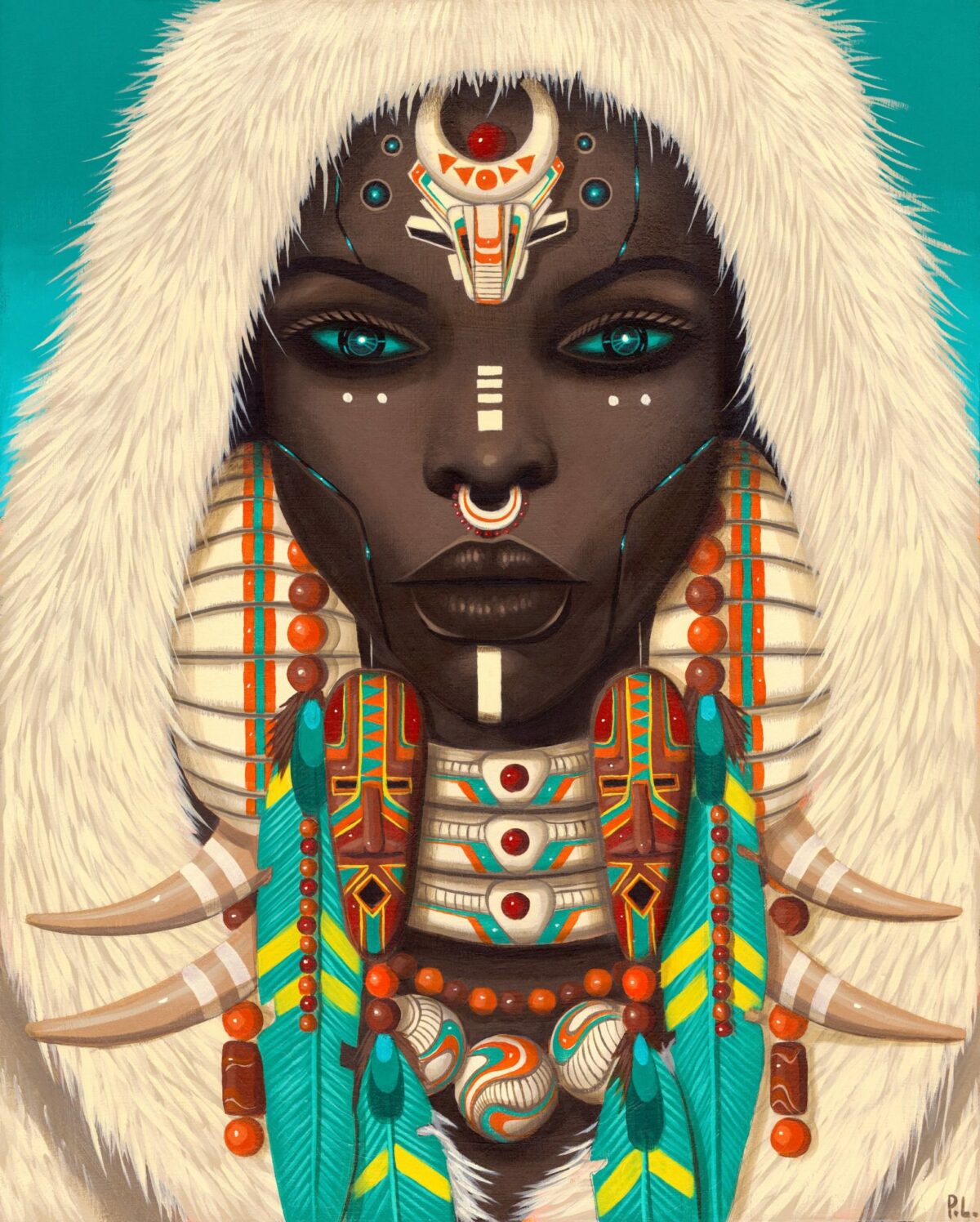 Afrofuturism Folkloric Portraits By Paul Lewin (4)