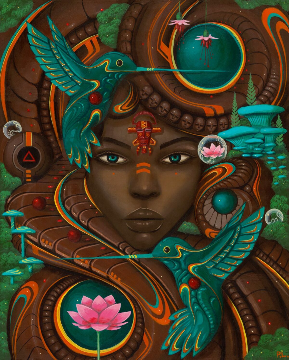 Afrofuturism Folkloric Portraits By Paul Lewin (5)