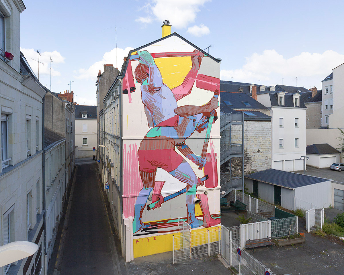 Amazing Cartoon And Illustration Like Murals And Paintings By Aryz (16)