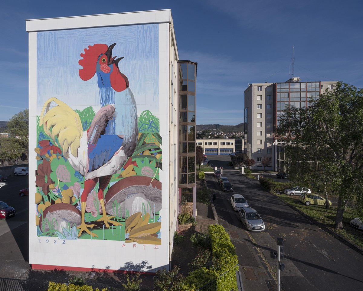 Amazing Cartoon And Illustration Like Murals And Paintings By Aryz (2)