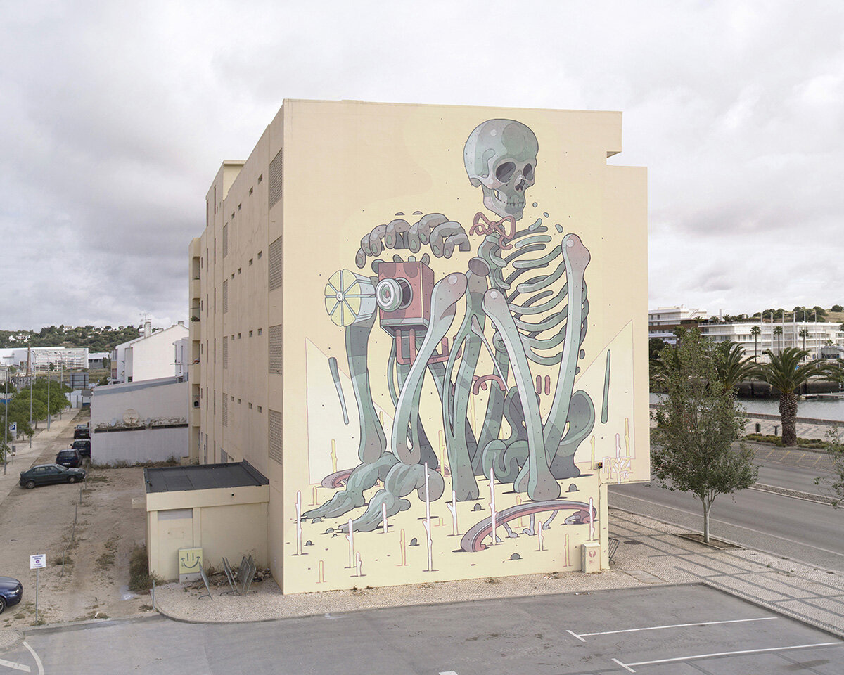 Amazing Cartoon And Illustration Like Murals And Paintings By Aryz (7)