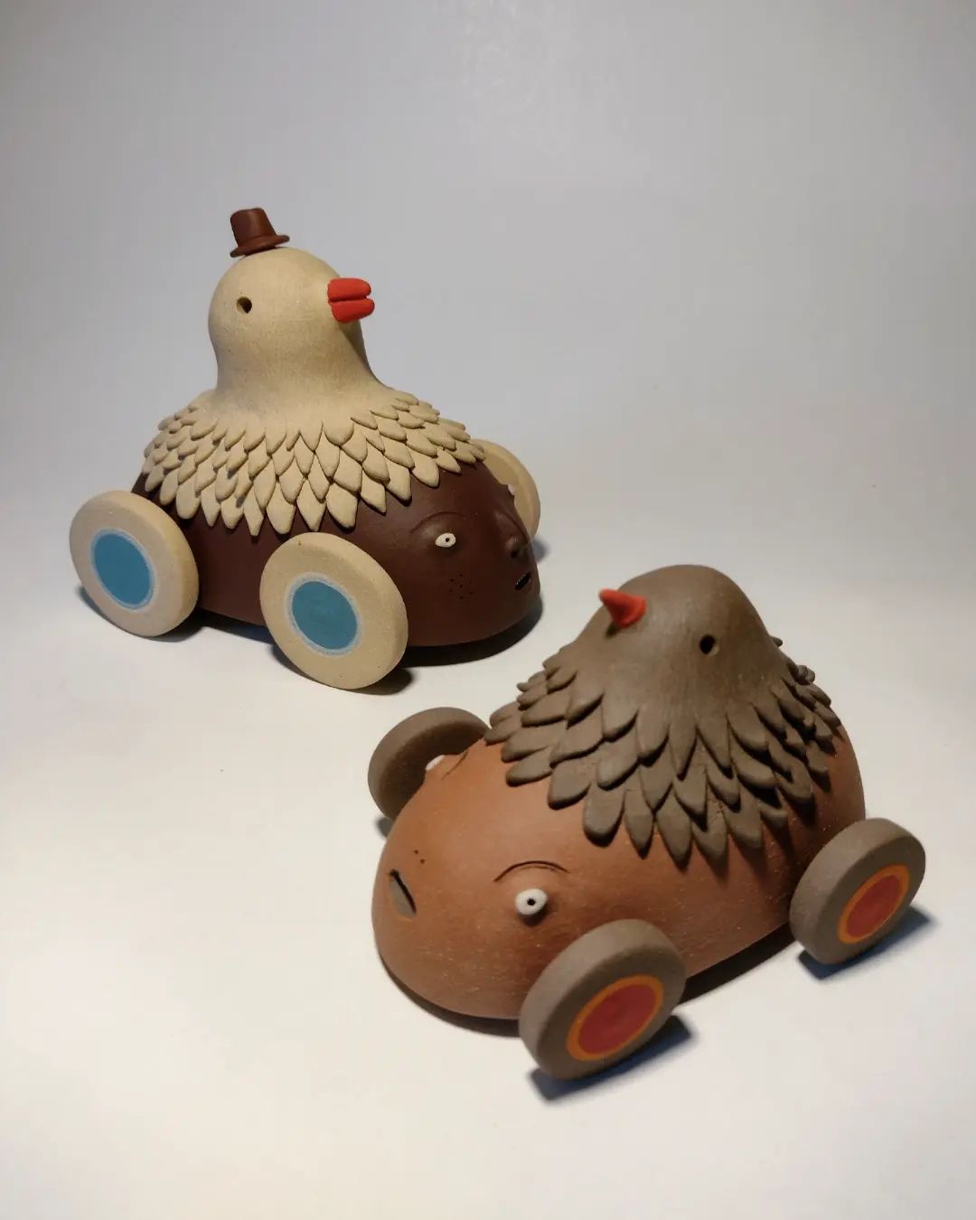 Amusing Ceramic Sculptures Of Quirky Creatures By Luciano Polverigiani (33)