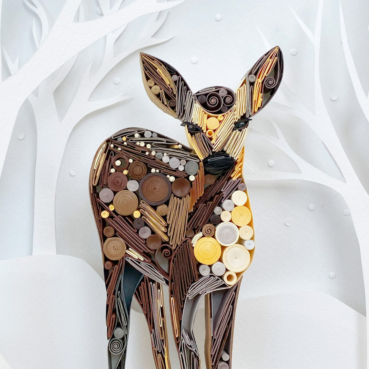 Beautiful Paper Quilling Sculptures By Sena Runa (12)