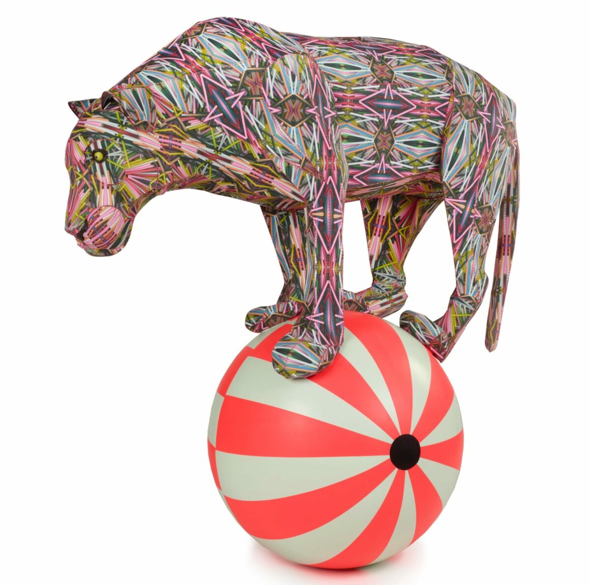 Stunning Three Dimensional Animal Paper Sculptures Decorated With Colorful Patterns By Anne Lemanski (5)