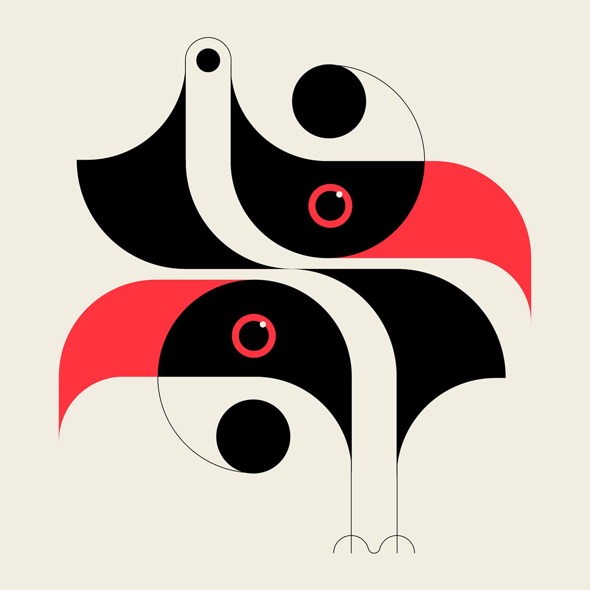 Surf & Turf A Modernist And Minimalist Illustration Series By Adam Goldberg (8)