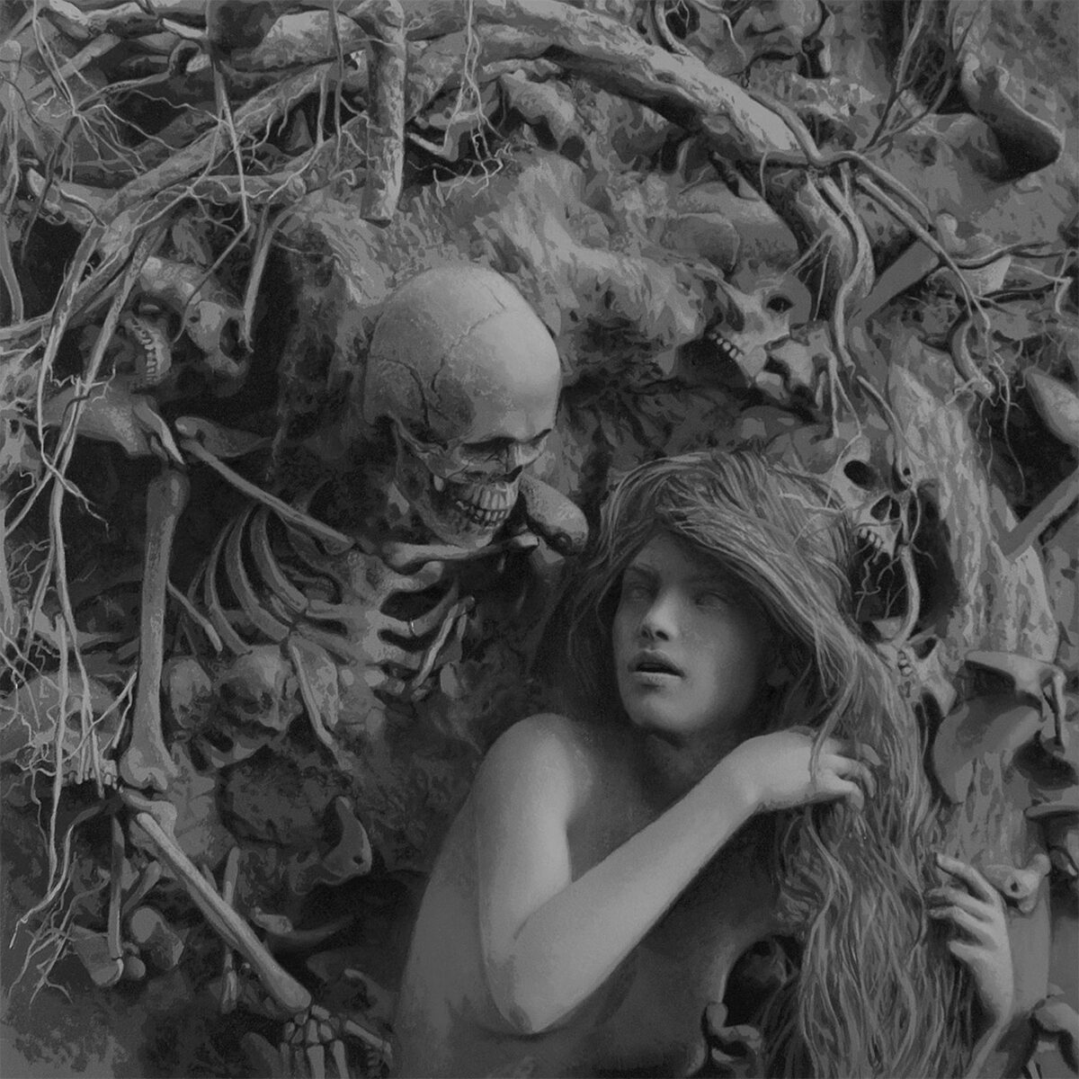 Weave, Surreal Paintings Of Monochromatic Hyper Realistic Figures By Ben Howe (9)