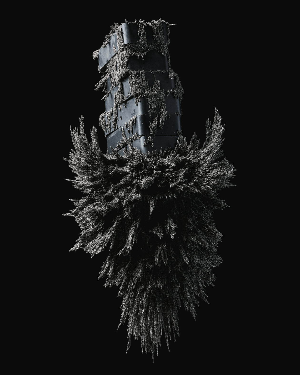 Dark Matter, An Abstract Photography Series Of Magnets And Metallic Particles By Zac Henderson (9)