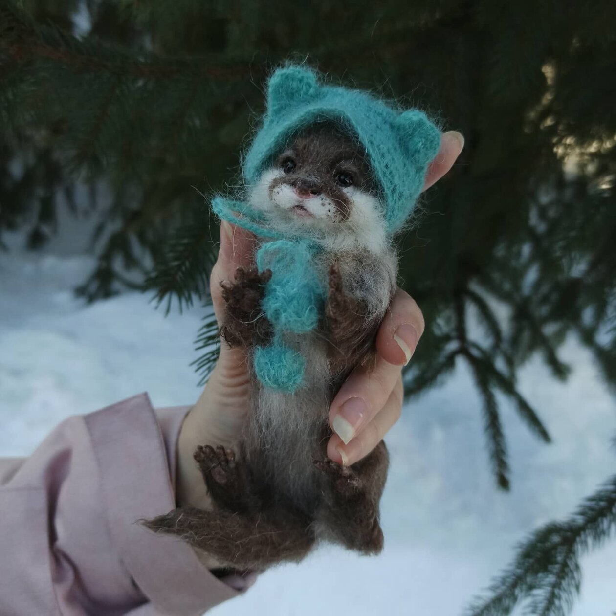 Hyper Realistic Animal Needle Felted Sculptures Yana Fedorova (5)