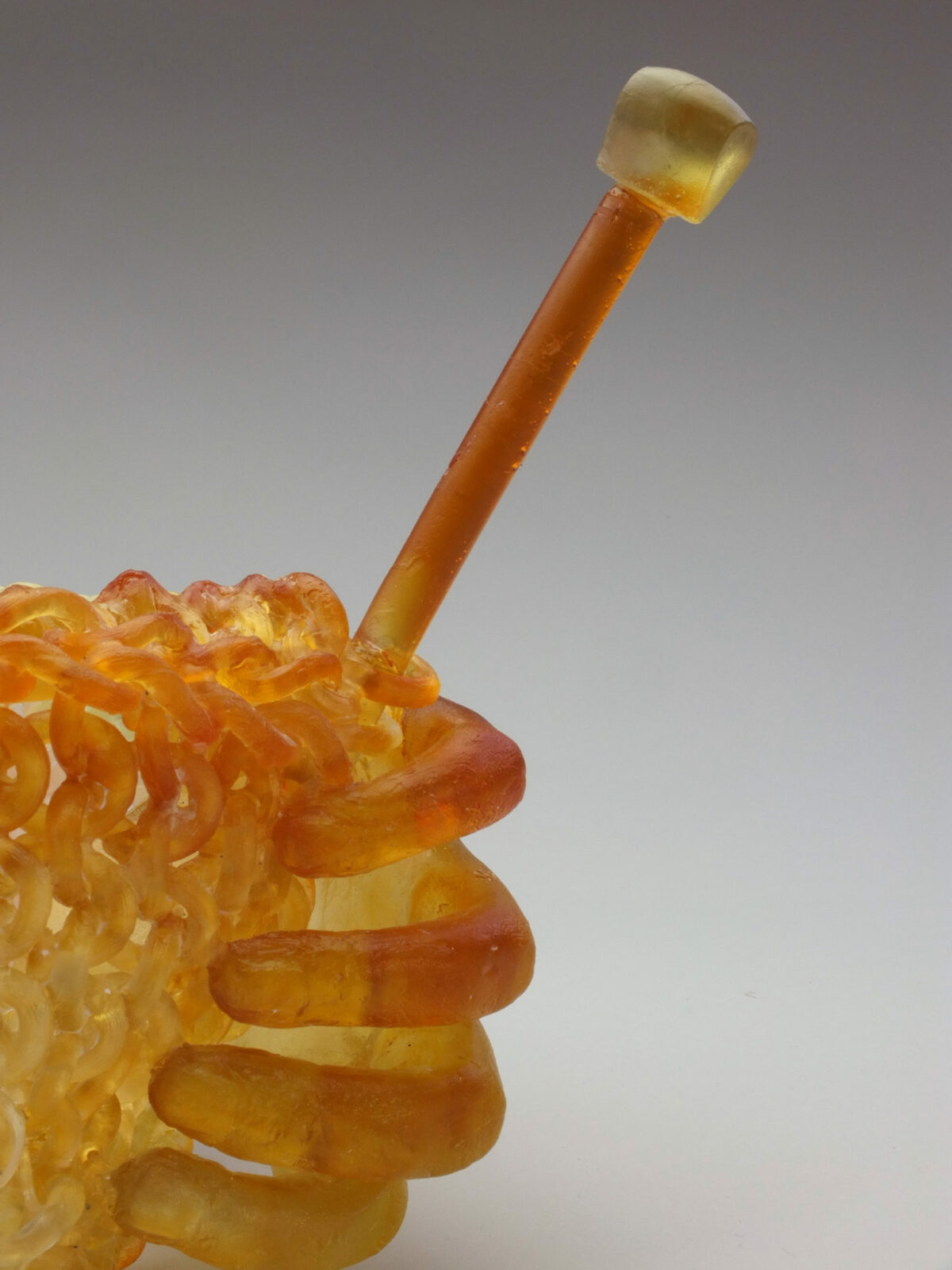 Knitted Glass, Fiber Inspired Sculptures By Carol Milne (12)