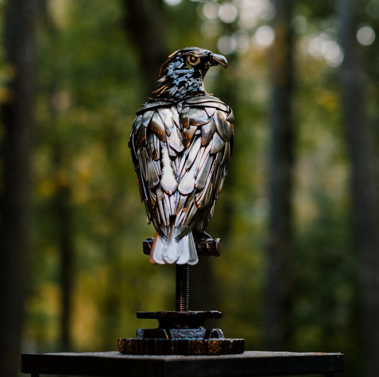 Smart Scrap Metal Sculptures Of Wild Animals By Leah Jeffery (6)