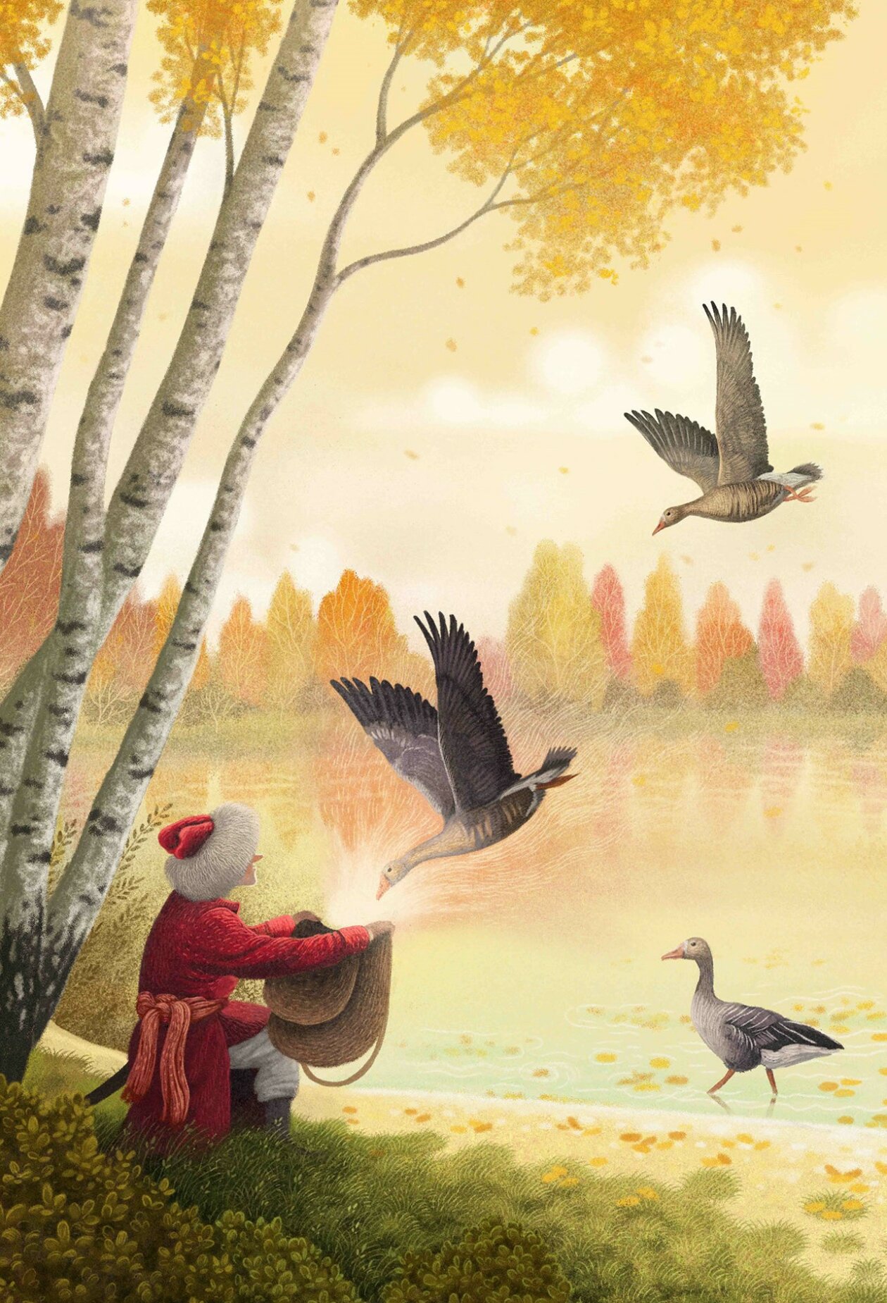 Soldier And Death (russian Fairy Tale) Fascinating - Book Illustrations Of Myths And Fairy Tales By Marcin Minor