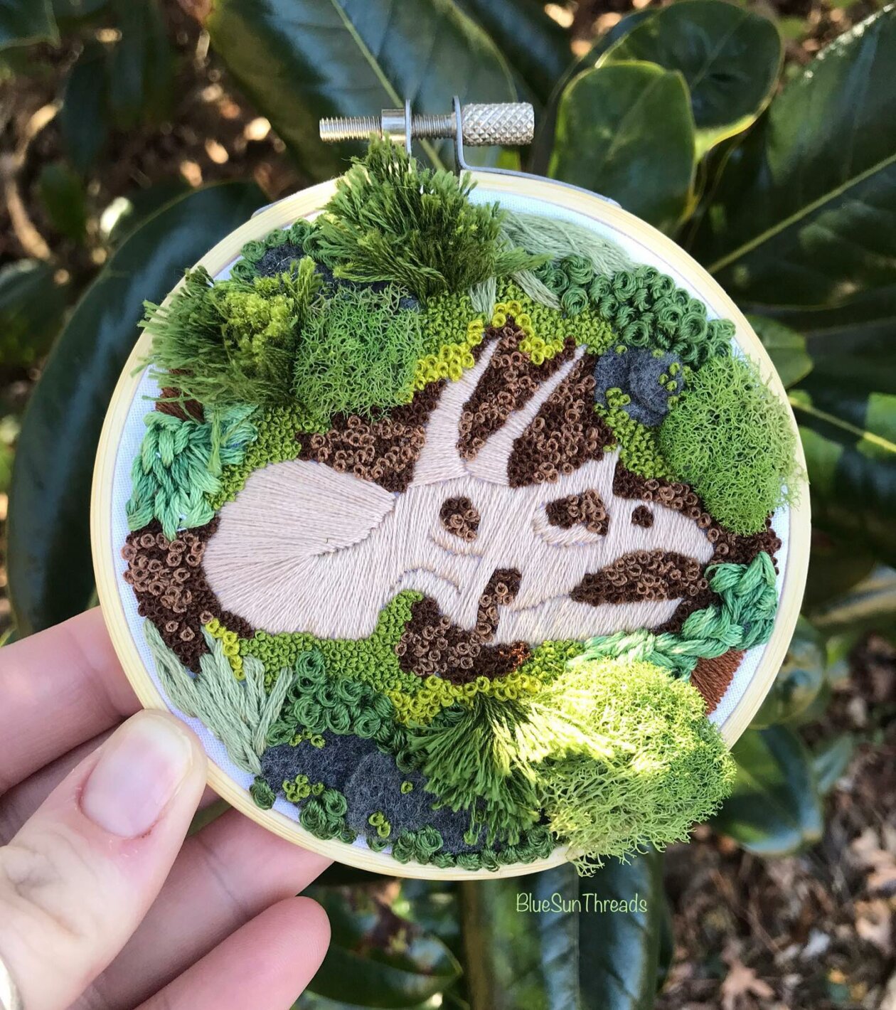 Embroidered Fossils, The Nature Inspired Embroidery Art Of Rachel Crisp (8)