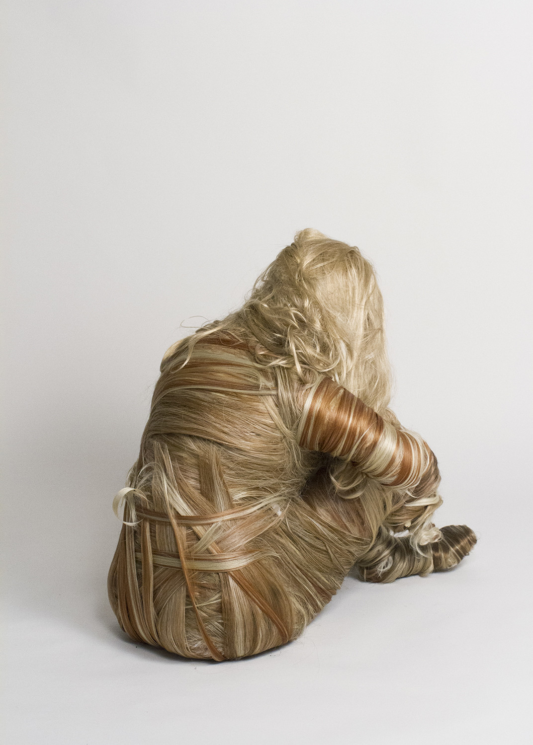 Hair People, Surreal And Poetic Figurative Sculptures By Lauren Carly Shaw (10)