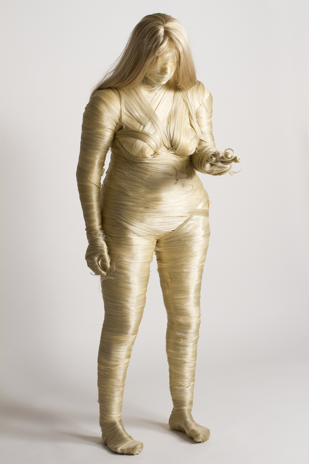 Hair People, Surreal And Poetic Figurative Sculptures By Lauren Carly Shaw (2)