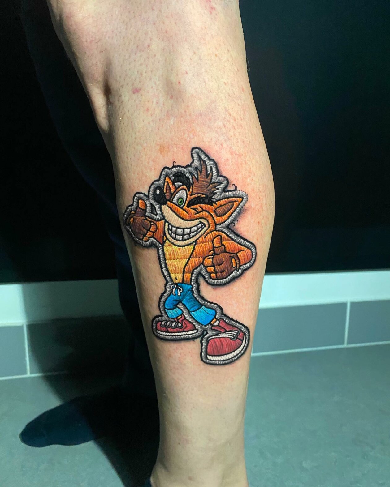 Hyper Realistic Embroidered Tattoos By Duda Lozano (1)