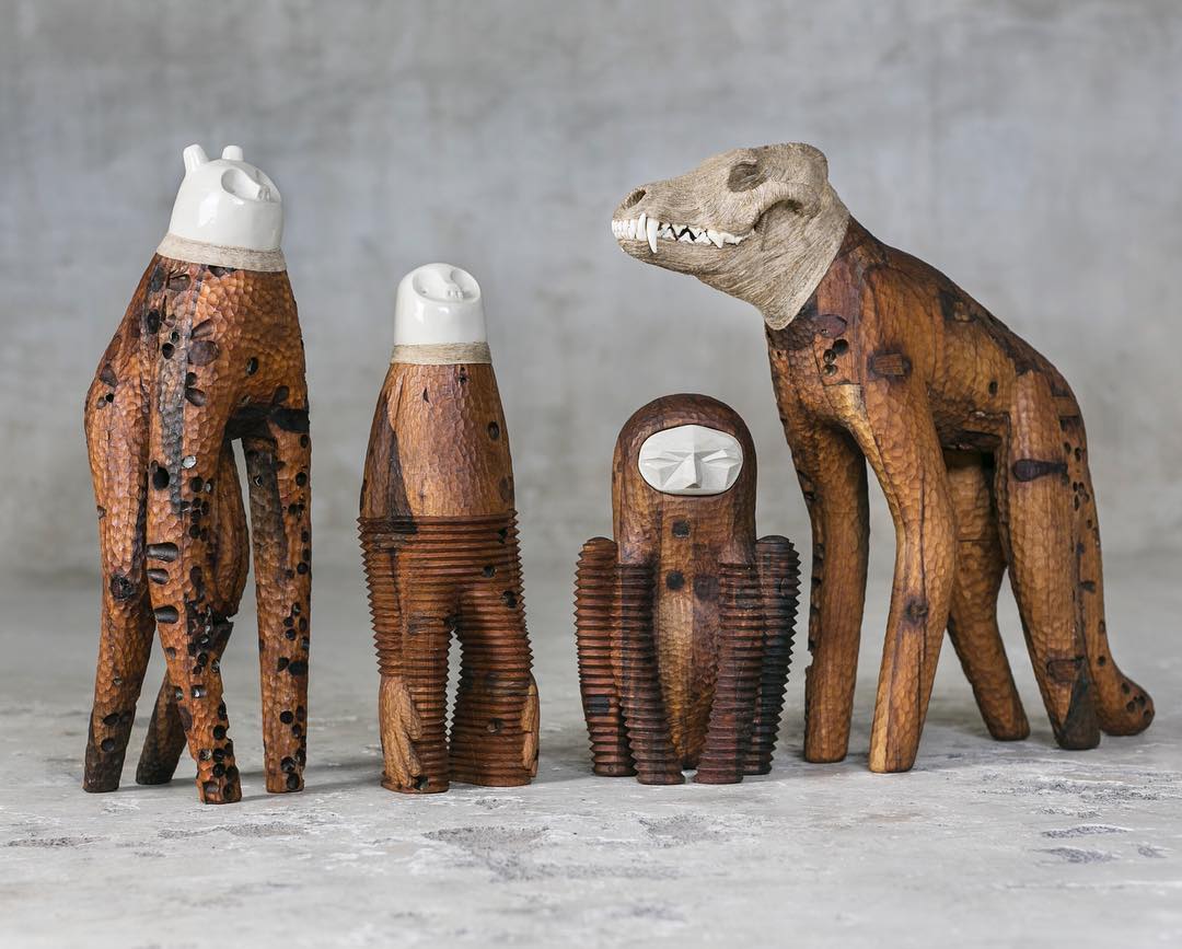 Otherworldly Creature Sculptures And Masks By Spencer Hansen (3)