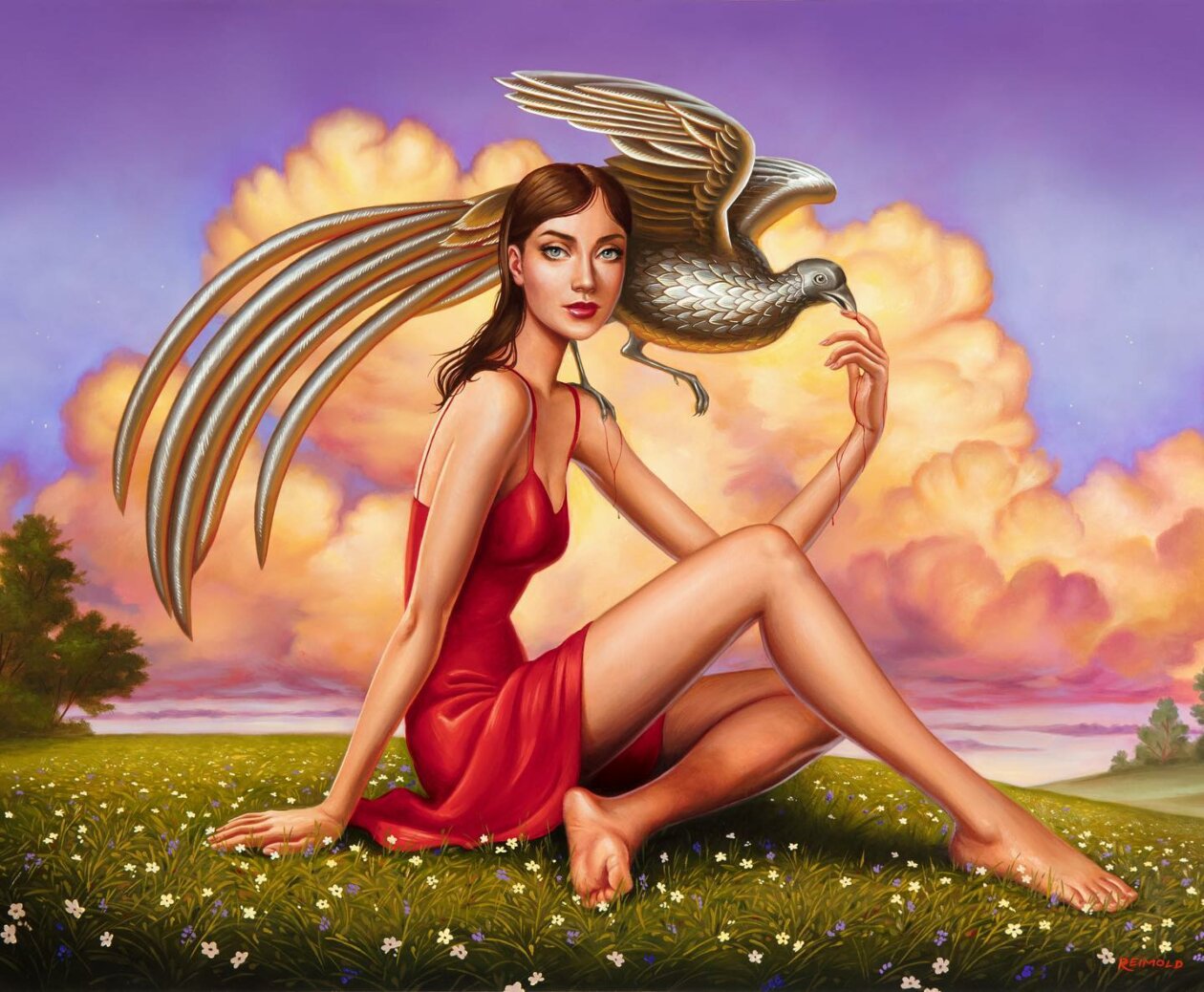 Powerful Female Portrait Paintings By Allison Reimold (3)