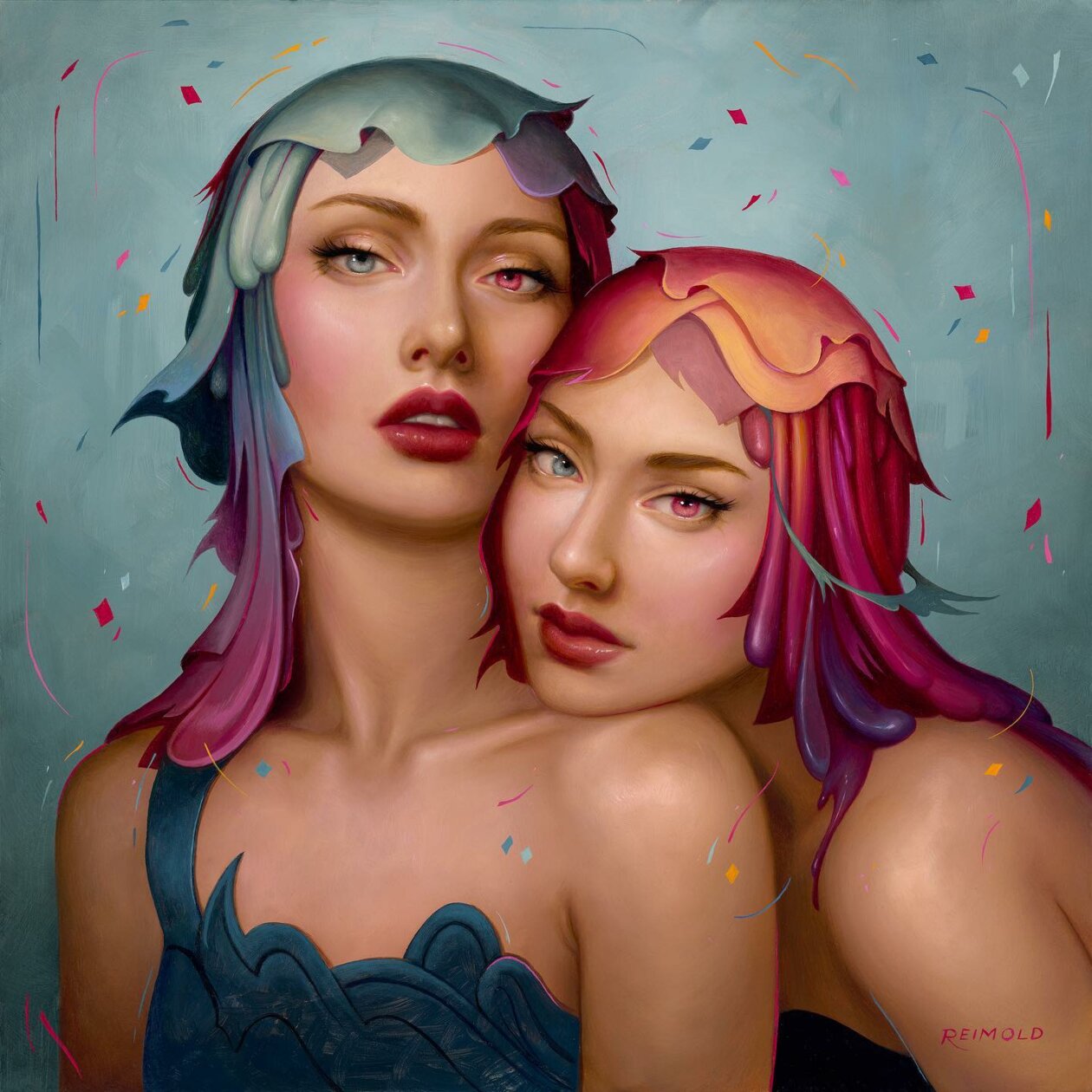 Powerful Female Portrait Paintings By Allison Reimold (6)