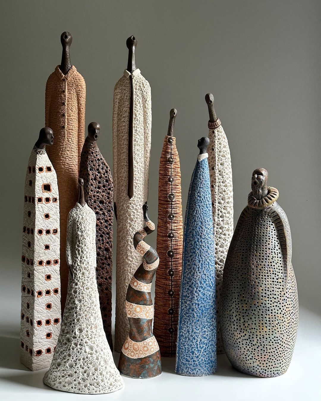 Abstract Figurative Ceramic Sculptures By Carlos Cabo (24)