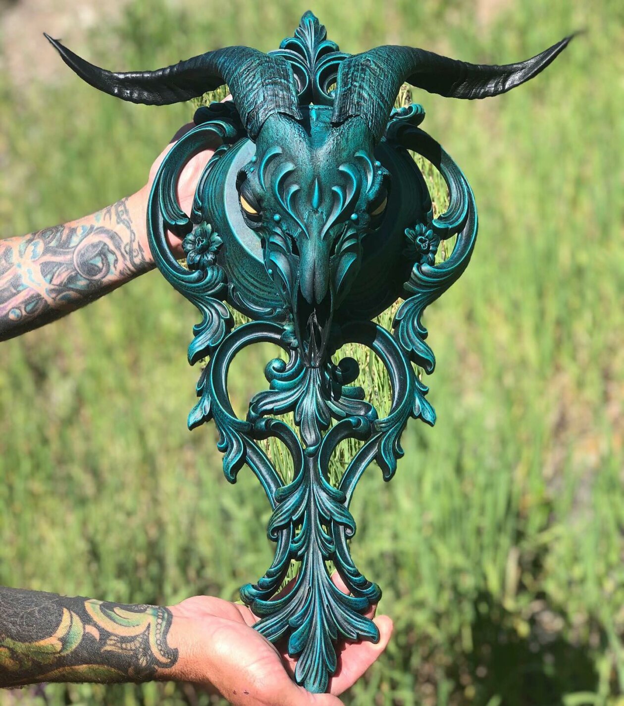 Dark Sculptures Made From Animal Skulls By Chris Haas (14)