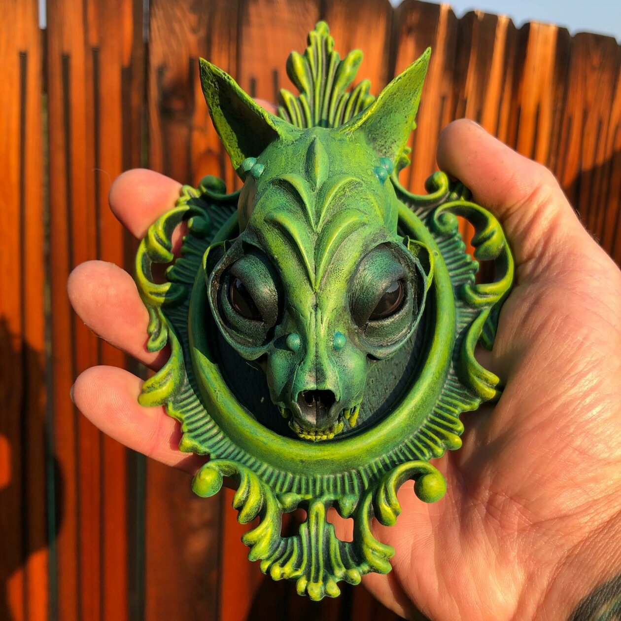 Dark Sculptures Made From Animal Skulls By Chris Haas (3)