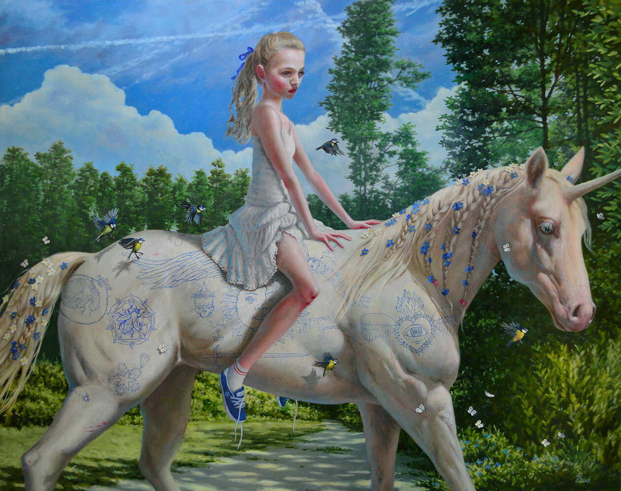 Dreamlike Figurative Portrait Paintings By Jana Brike (21)