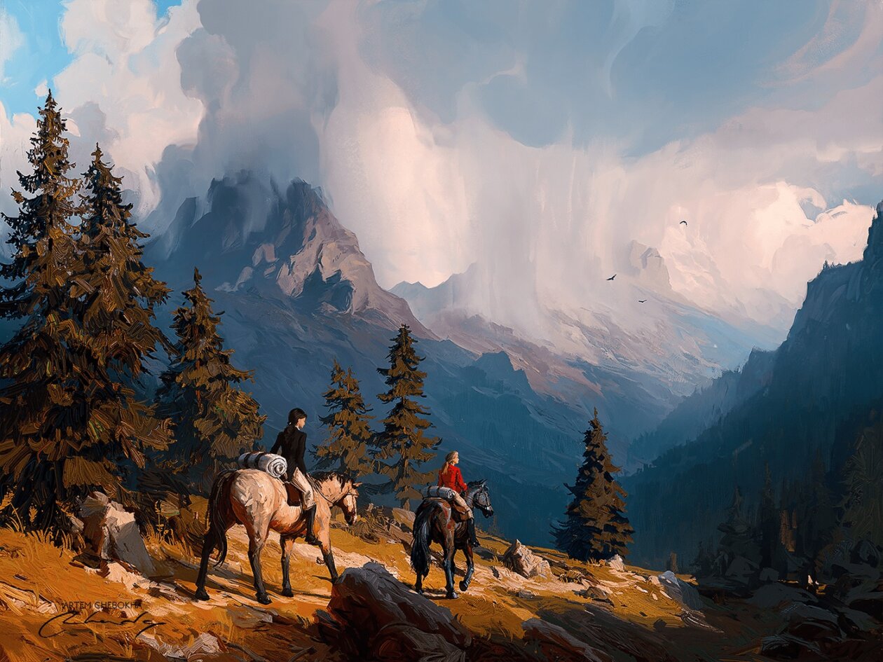 Far Lands, An Ethereal Illustration Series By Artem Chebokha (2)