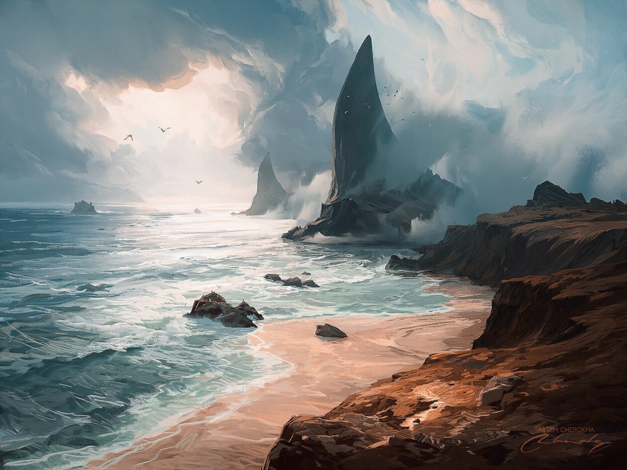 Far Lands, An Ethereal Illustration Series By Artem Chebokha (5)