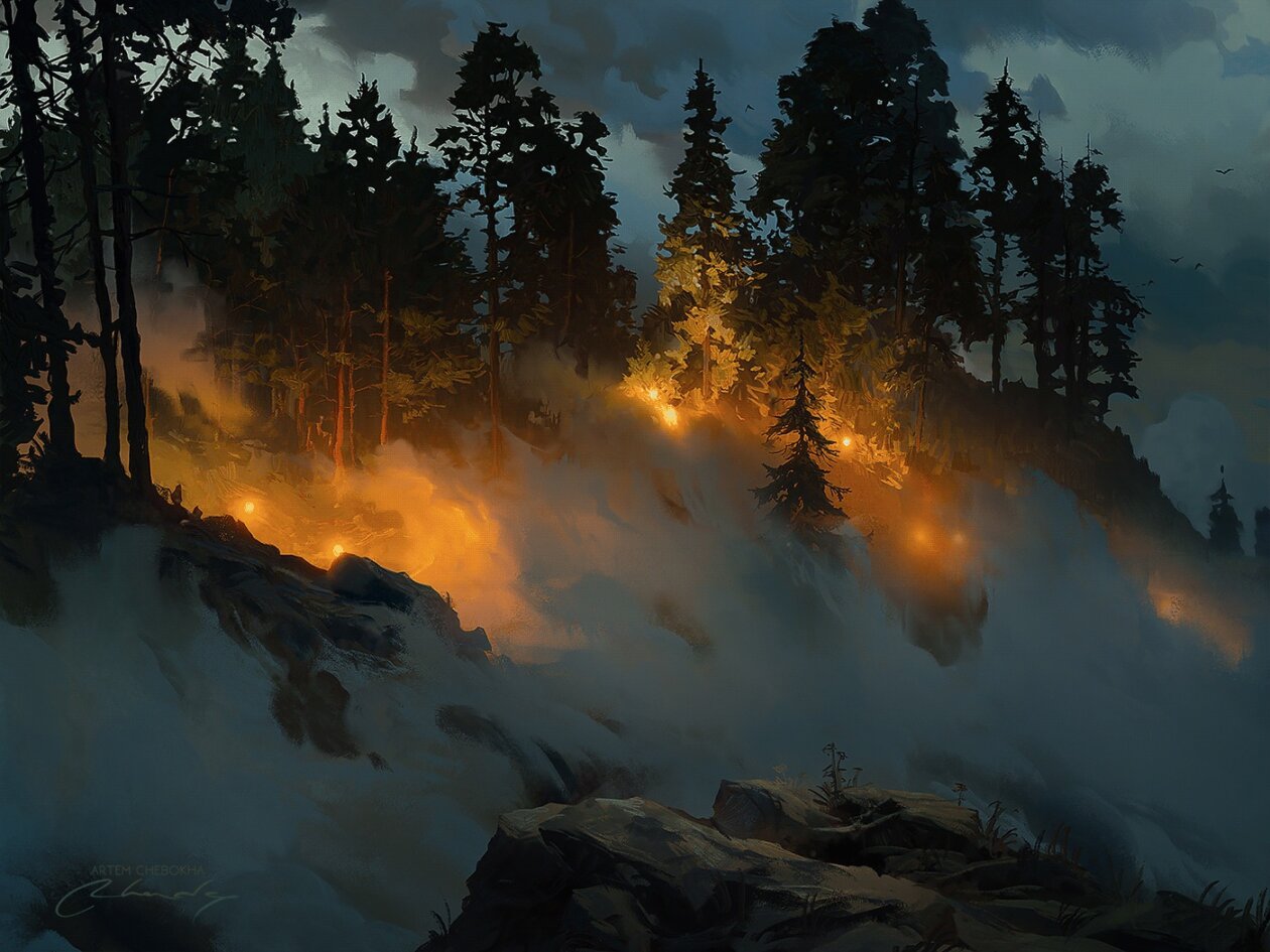 Far Lands, An Ethereal Illustration Series By Artem Chebokha (6)