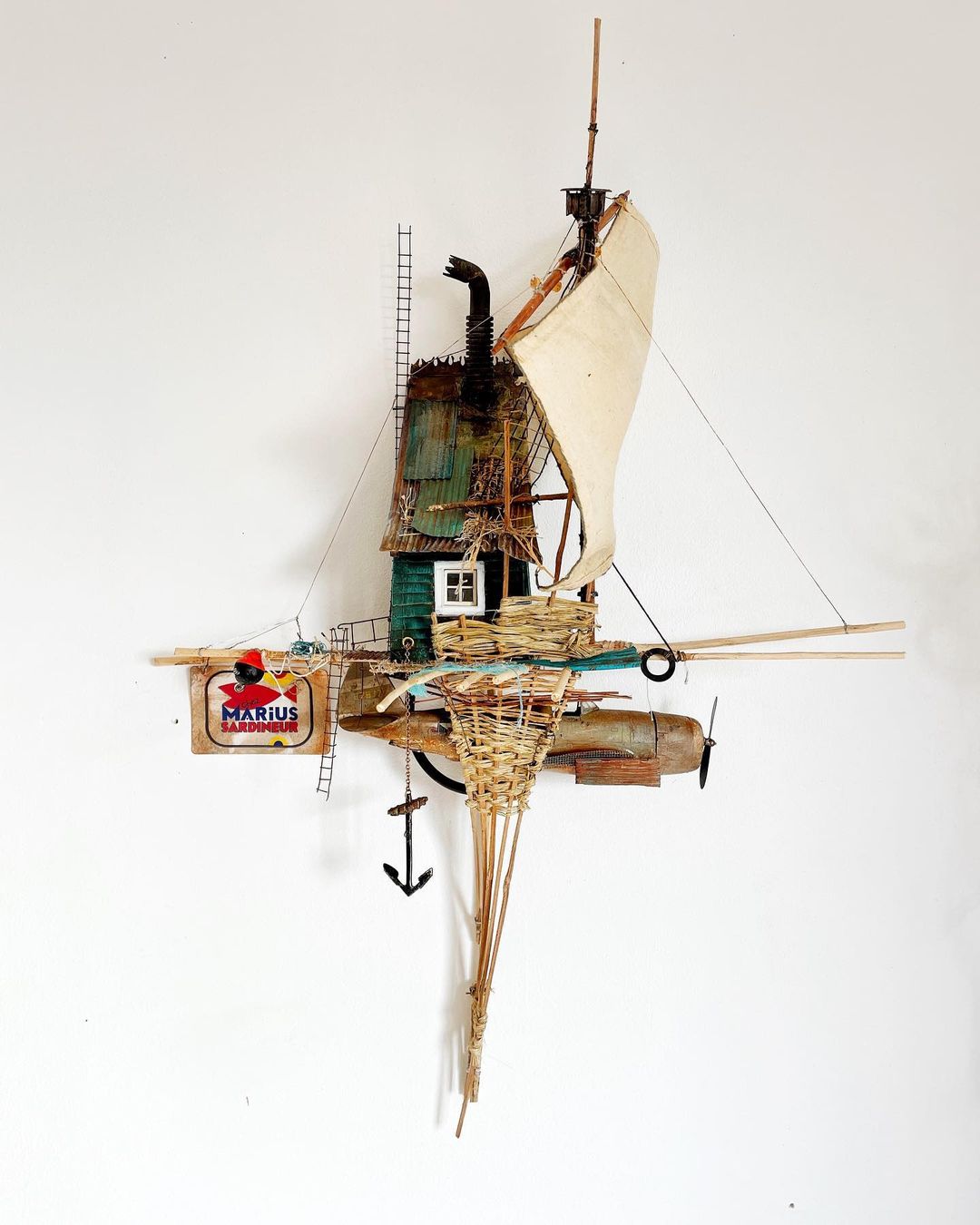 Miniature Ramshackle Cabins By David Mansot (21)