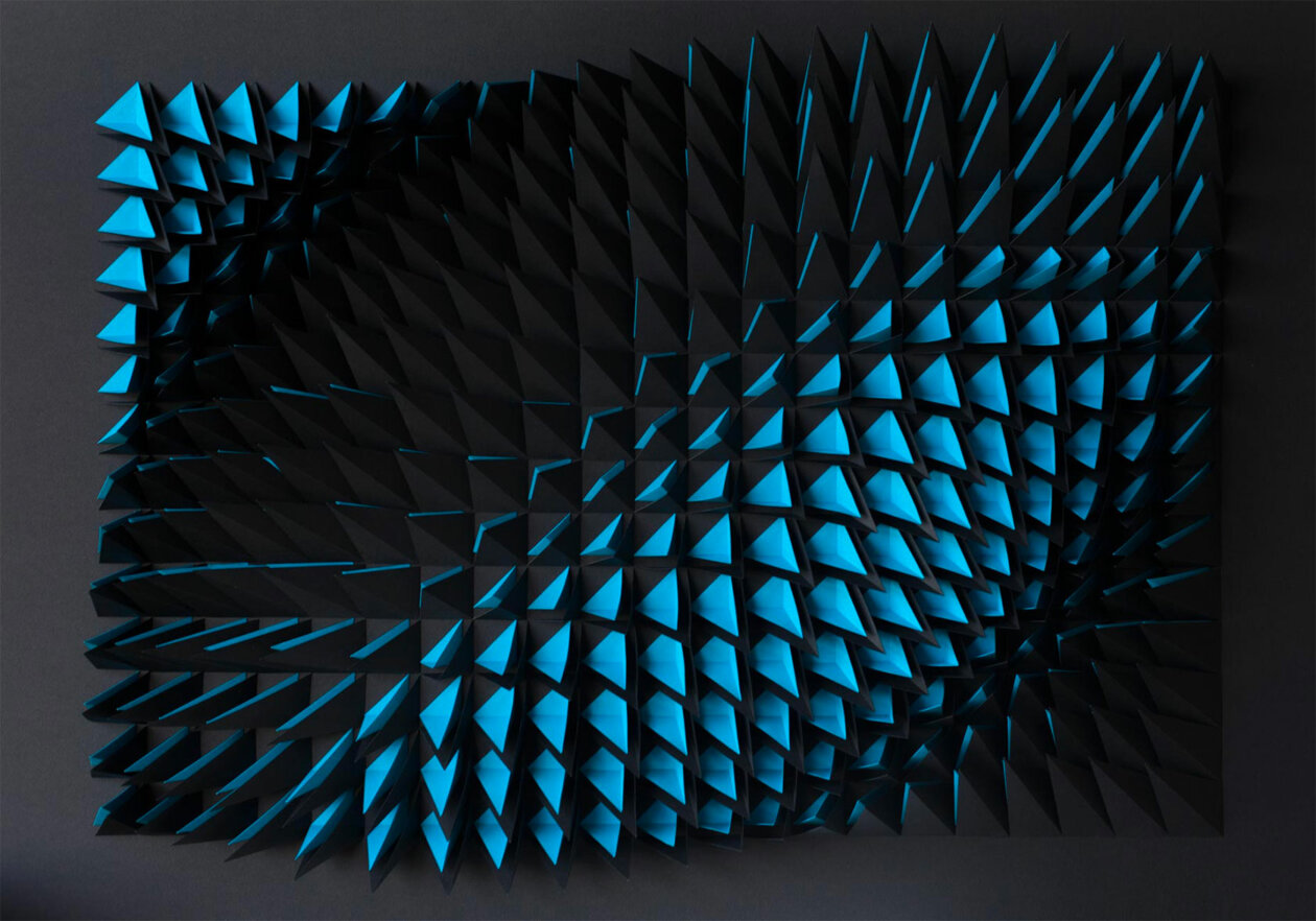 Origami Inspired Geometric Paper Sculptures By Anna Kruhelska (13)