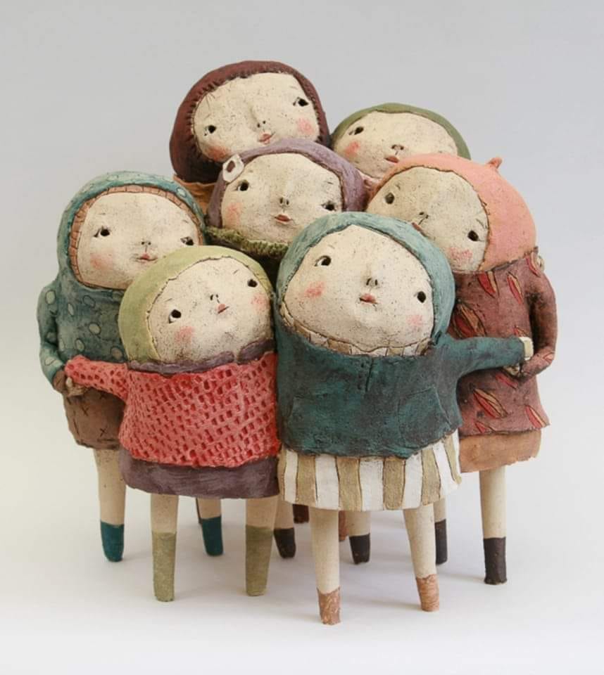 Poetic Figurative Ceramic Sculptures By Anne Sophie Gilloen (1)